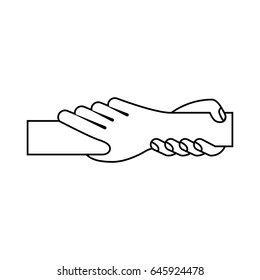 helping hands human icon