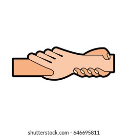 helping hands human icon