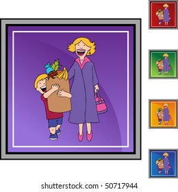 Ayudando a mamá