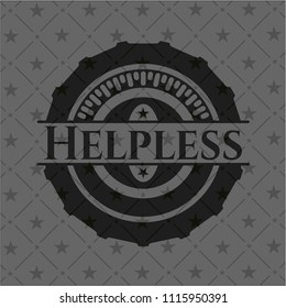 Helpless dark emblem. Retro