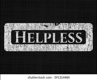 Helpless on blackboard