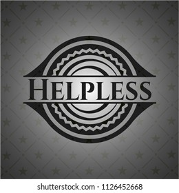  Helpless realistic black emblem