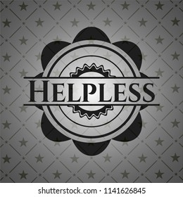 Helpless realistic dark emblem