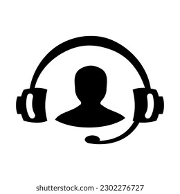 Helpline Flat Black Icon Isolate On White Background Vector Illustration | Seo Icons