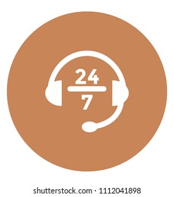 Helpline Flat Colored Icon