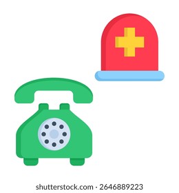 Ilustración vectorial plana de icono de línea de ayuda