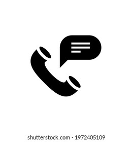 Helpline Talk icon in vector. Logotype