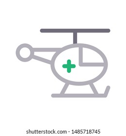 helpter colour line vector icon