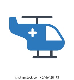 helpter glyph colour vector icon