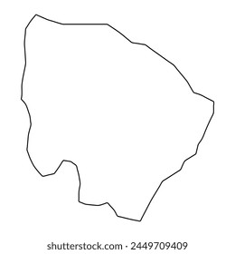 Helsingor Municipality map, administrative division of Denmark. Vector illustration.