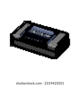 helthy food vacuum sealer game pixel art retro vector. bit helthy food vacuum sealer. old vintage illustration