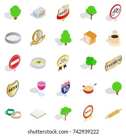 Helvetic icons set. Isometric set of 25 helvetic vector icons for web isolated on white background