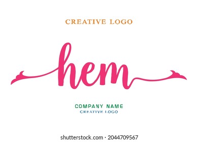 HEM lettering logo is simple, easy to understand and authoritative