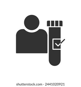 Símbolo de icono de hematólogo Vector
