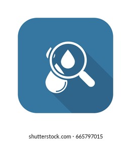 Hematology Icon. Flat Design.