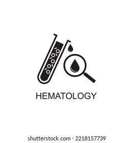 Hematology Icon , Medical Icon Vector