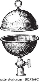 Hemispheres of Magdeburg, From the Dictionary of Word and Things, 1888.
