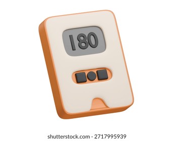 hemoglobin test meter icon 3d illustration render