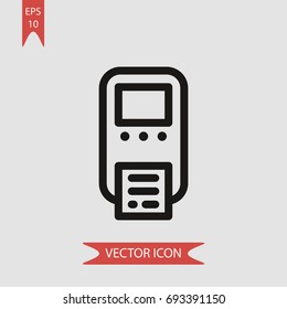 Hemoglobin vector icon, illustration symbol