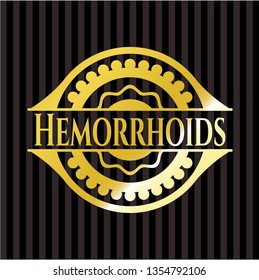 Hemorrhoids golden badge