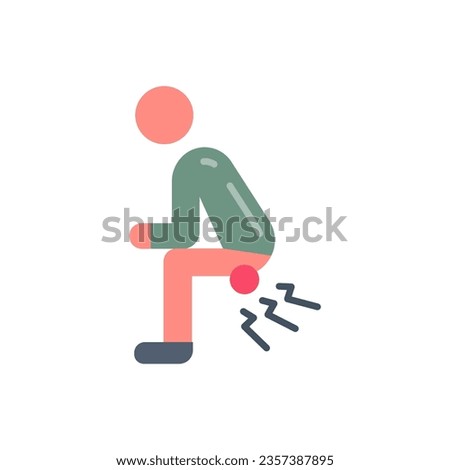 Hemorrhoids icon in vector. Illustration