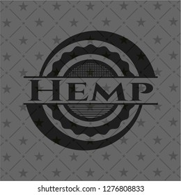 Hemp dark emblem