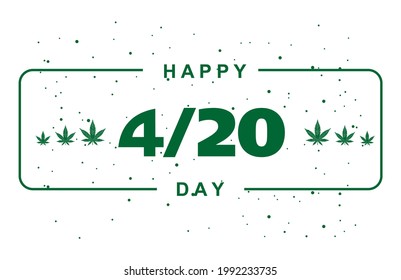 hemp day 420 day. 4:20 Marijuana leaf, Cannabis, April 20 hemp month