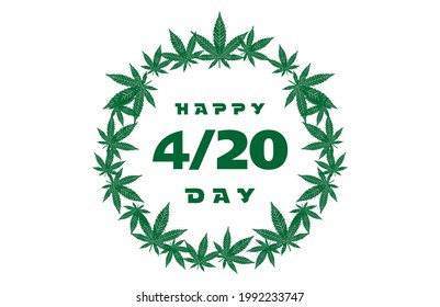 Hoja de marihuana, Cannabis, 20 de abril