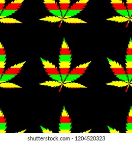 hemp flag rasta on a   background pattern 