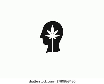 Ilustración vectorial Hemp Head para cualquier uso