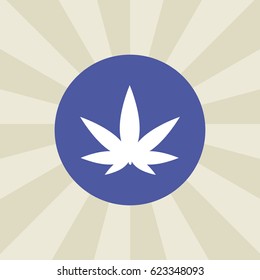 hemp icon. sign design. background
