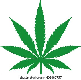 Hemp leaf icon dope