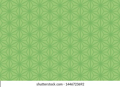 hemp leaf pattern background of postcard aspect ratio / for Landscape format,green