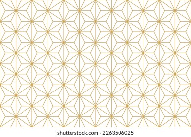 Hemp leaf pattern Japanese pattern seamless pattern wallpaper