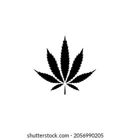 Icono de vector de símbolo Hemp leaf. símbolo para el sitio web Equipo y vector móvil.