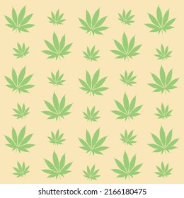 Papel de fondo de pantalla de la hoja de cáñamo Hay un mensaje debajo sobre un fondo naranja.