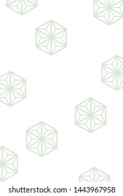 hemp leaf which is scattered background of postcard aspect ratio / for Portrait format,white background