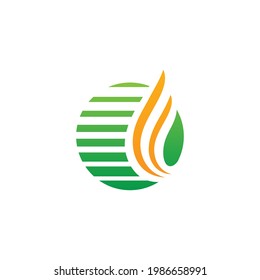 Icono de signo de la plantilla vectorial de diseño del logotipo Hemp