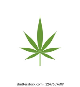 Hemp / Marijuana Leaf Icon Vector