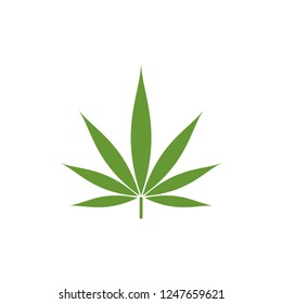 Hemp / Marijuana Leaf Icon Vector