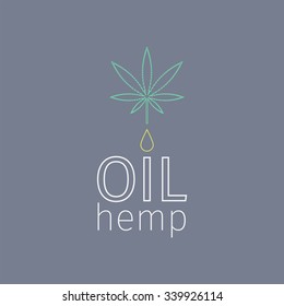 Hemp oil logo