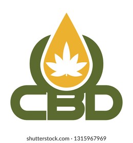 Hemp oil logo design