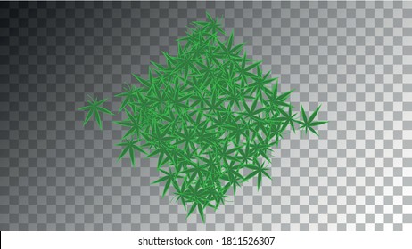 Hemp Pattern. Hashish Pattern. Green Medical Silhouette.  Hemp Organic Design. Yellow Agronomy Background.  Abstract  Hemp Pattern. White Agriculture Illustration. 