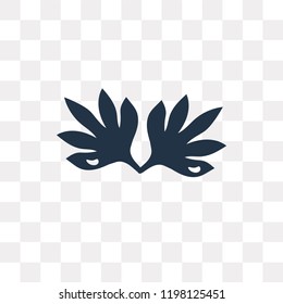 Hemp vector icon isolated on transparent background, Hemp transparency concept can be used web and mobile