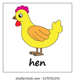 Hen перевод с английского на русский. Hen for Kids карточка. Hen на английском. Hen Flashcards for Kids. Hen Cards for Kids.