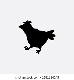 hen chiken icon sign signifier vector