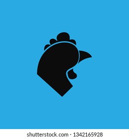 hen chiken icon vector