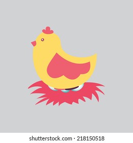 hen graphic design