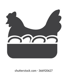 Hen icon. 
