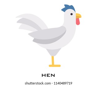 Hen icon signs
